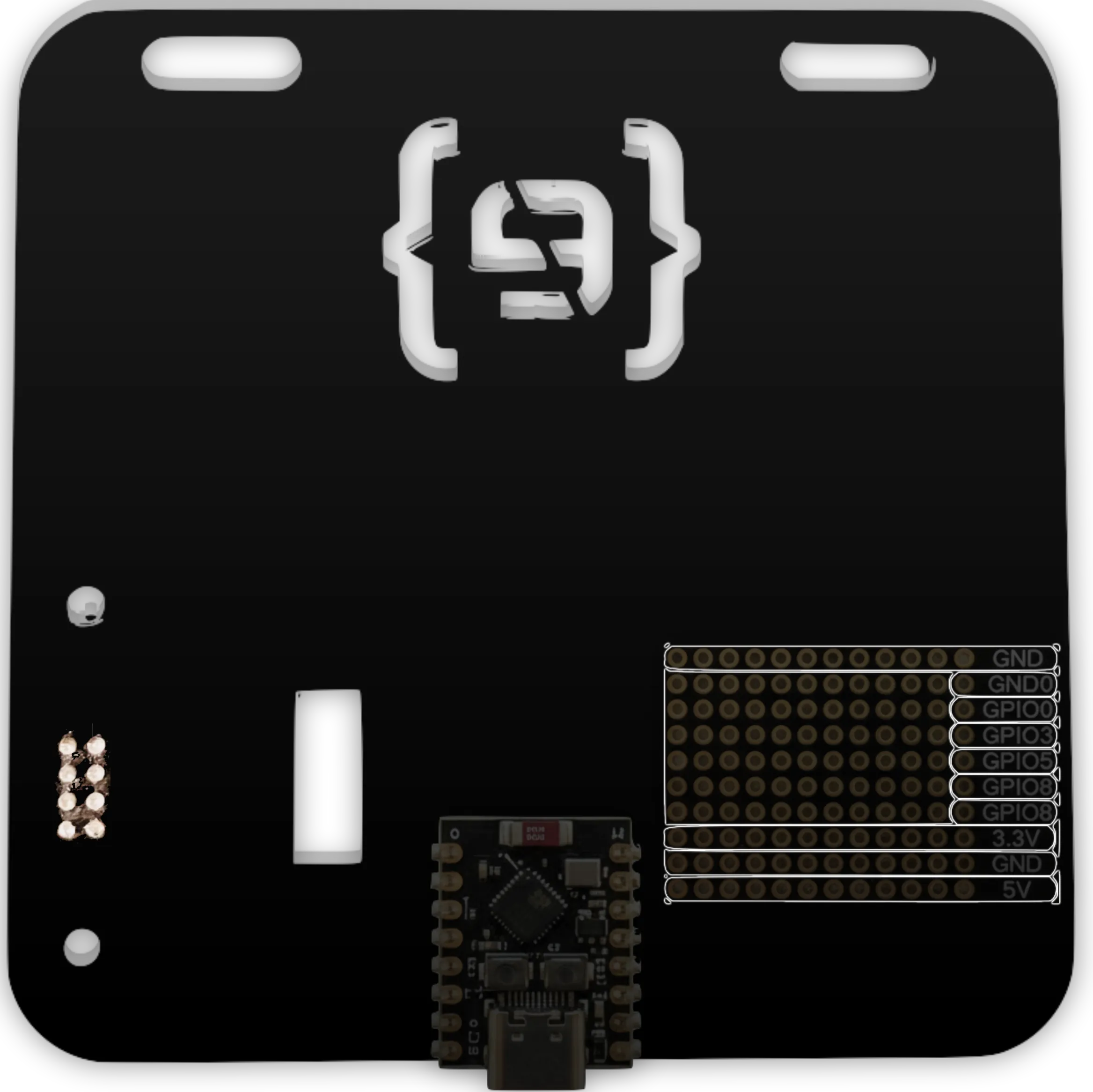 CMNode badge back PCB