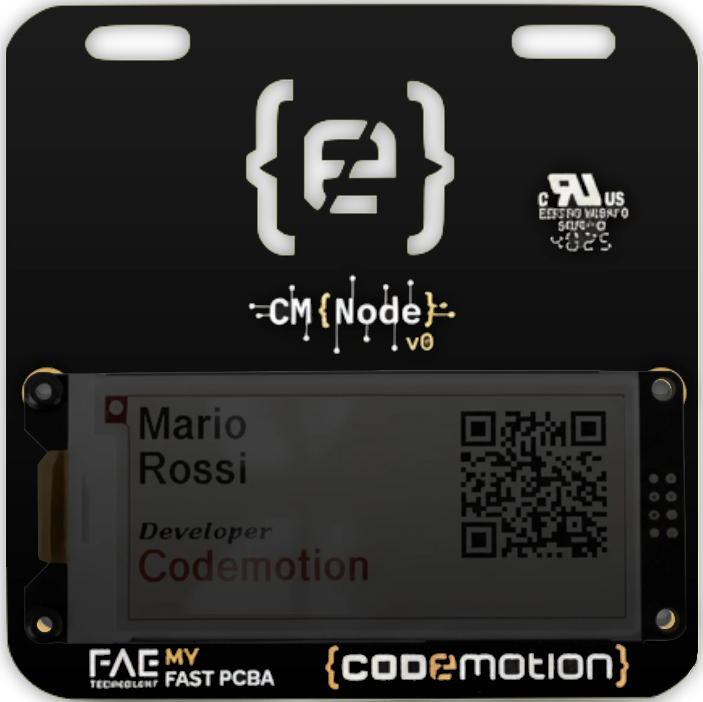 CMNode badge front